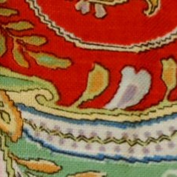 Jay Yang  Kashmir Decorating Fabric in Red - Picture 9 of 9